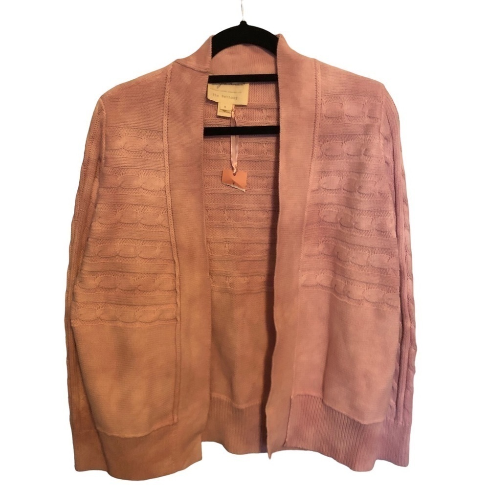 NWT Evy’s Tree The Bethany Blush cardigan sweater tie-dye